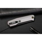 Ніж складаний туристичний Ruike P166-AК, (9.2 см) 14C28N / Aluminum сірий