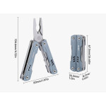 Мультитул NexTool Mini Sailor Pliers S11, чорний (NE20156C, NE20156E)