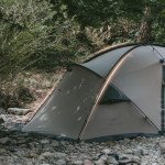 Намет двомісний з великим тамбуром та навісом Naturehike Shandi CNK2300ZP017, сірий