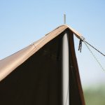 Тент-навіс Naturehike CNK2350WS015 Cloud Skies Tarp Lite, 550x465 см, коричневий
