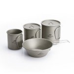 Титанова миска Naturehike NH20CJ004, 300 мл, титан