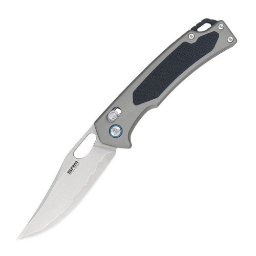 Ніж складаний SRM Retriever 9203-AK, чорно-сірий