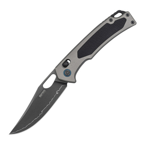 Ніж складаний SRM Retriever 9203-AK2, чорно-сірий