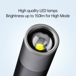 Кишеньковий ручний акумуляторний ліхтар Nextool Zoom Flashlight, 150 лм, алюмінієвий корпус (NE20162, NE20163)