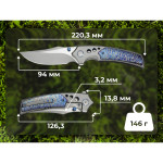 Ніж Weknife Skynix WE24087-2