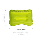 Надувна подушка Flextail Tiny Pillow, зелений