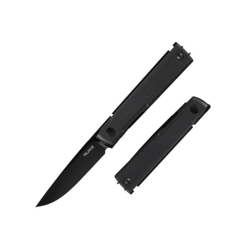 Ніж складаний кишеньковий Ruike D712-B, (7.7 см) 8Cr13MoV / G10 чорний