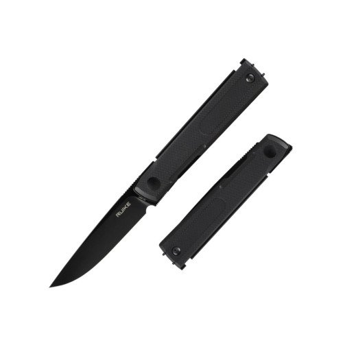 Ніж складаний кишеньковий Ruike D712-B, (7.7 см) 8Cr13MoV / G10 чорний