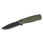 Ніж складаний туристичний SRM (9.2 см) 14C28N / G10 зелений