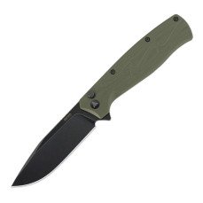 Ніж складаний туристичний SRM (9.2 см) 14C28N / G10 зелений