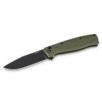 Ніж складаний туристичний SRM (9.2 см) 14C28N / G10 зелений