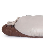 Спальник з натуральним пухом Naturehike Snowbird NH20YD001, p-р L, коричневий 720 г