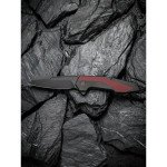 Ніж складаний туристичний Civivi Hypersonic, (9.4 см) 14C28N / Steel & G10 чорно-бордовий