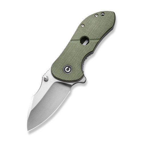 Ніж складаний кишеньковий Civivi Gordo, (6.4 см) D2 / Micarta оливковий