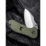 Ніж складаний кишеньковий Civivi Gordo, (6.4 см) D2 / Micarta оливковий