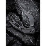Ніж складаний кишеньковий Civivi Incisor II, (5.1 см) Nitro-V / Aluminum чорний