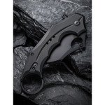 Ніж складаний кишеньковий Civivi Incisor II, (5.1 см) Nitro-V / Aluminum чорний