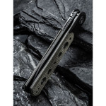 Ніж складаний туристичний Civivi Banneret, (8.8 см) Nitro-V / Stainless & Micarta чорний