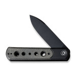 Ніж складаний туристичний Civivi Banneret, (8.8 см) Nitro-V / Stainless & Micarta чорний