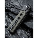Ніж складаний туристичний Civivi Banneret, (8.8 см) Nitro-V / Stainless & Micarta чорний