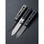 Ніж складаний туристичний Civivi Banneret, (8.8 см) Nitro-V / Stainless & Micarta чорний