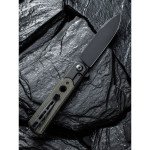 Ніж складаний туристичний Civivi Banneret, (8.8 см) Nitro-V / Stainless & Micarta чорний