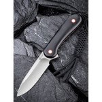 Ніж фіксований тактичний Civivi Elementum, (10.1 см) 10Cr15CoMoV / G10 чорний