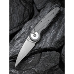 Ніж складаний туристичний Civivi Starflare, (8.4 см) Nitro-V / Aluminum сірий