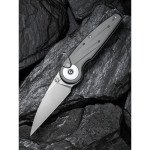 Ніж складаний туристичний Civivi Starflare, (8.4 см) Nitro-V / Aluminum сірий