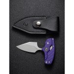 Ніж фіксований тактичний Civivi Typhoeus , (5.8 см) 14C28N / G10 фіолетовий