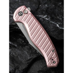 Ніж складаний туристичний Civivi Stormhowl, (8.4 см) Nitro-V / Aluminum рожевий