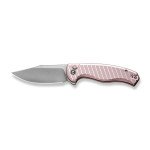 Ніж складаний туристичний Civivi Stormhowl, (8.4 см) Nitro-V / Aluminum рожевий
