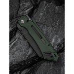 Ніж складаний тактичний Civivi Buster FG, (10.7 см) Nitro-V / Micarta темно-зелений