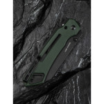 Ніж складаний тактичний Civivi Buster FG, (10.7 см) Nitro-V / Micarta темно-зелений