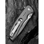 Ніж складаний туристичний Civivi Hyperpulse, (8.9 см) 14C28N / Aluminum сірий