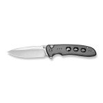 Ніж складаний туристичний Civivi Hyperpulse, (8.9 см) 14C28N / Aluminum сірий