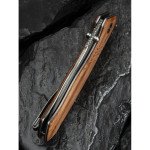 Ніж складаний туристичний Civivi Placoid, (9.3 см) Damascus / Guibourtia Wood