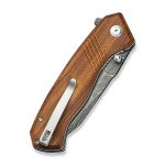 Ніж складаний туристичний Civivi Placoid, (9.3 см) Damascus / Guibourtia Wood