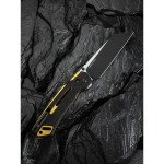 Ніж складаний тактичний Civivi Buster FG, (10.7 см) Nitro-V / G10 чорно-золотий
