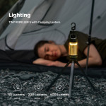 Фумігатор-ліхтар кемпінговий Flextail Tiny Repel S, бежевий
