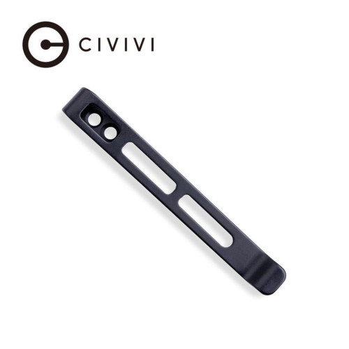 Кліпса кишенькова сталева Civivi без гвинтів CA-06A-V1