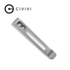 Кліпса кишенькова сталева Civivi без гвинтів CA-05B-V1