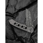 Ніж складаний туристичний Civivi Pragma Prime, (8.9 см) Damascus / Aluminum сірий