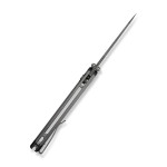Ніж складаний туристичний Civivi Pragma Prime, (8.9 см) Damascus / Aluminum сірий