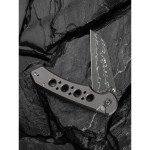 Ніж складаний туристичний Civivi Pragma Prime, (8.9 см) Damascus / Aluminum сірий