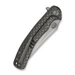 Ніж складаний туристичний Weknife Dracarys, (9.1 см) Böhler M390 / титан 6AL4V сірий