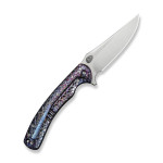 Ніж складаний туристичний Weknife Dracarys, (9.1 см) Böhler M390 / титан 6AL4V полум’яний