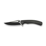 Ніж складаний туристичний Weknife Dracarys, (9.1 см) Böhler M390 / титан 6AL4V чорний