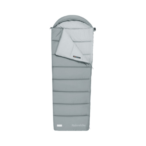 Спальний мішок з капюшоном Naturehike MS100 CNK2350WS023 лівий, сірий