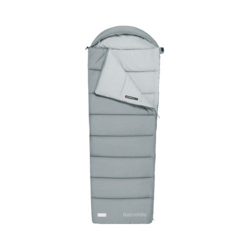 Спальний мішок з капюшоном Naturehike MS500 CNK2350WS023 лівий, сірий